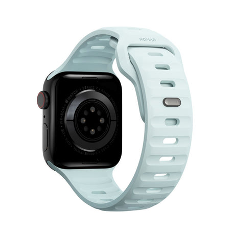 Nomad Apple Watch (38/40/SE/41/42 mm) sportsbåndstropp - Icy Blue Glow