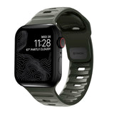 Nomad Apple Watch (42/44/SE/45/46/49 mm) sportsbåndstropp - Askgrønn