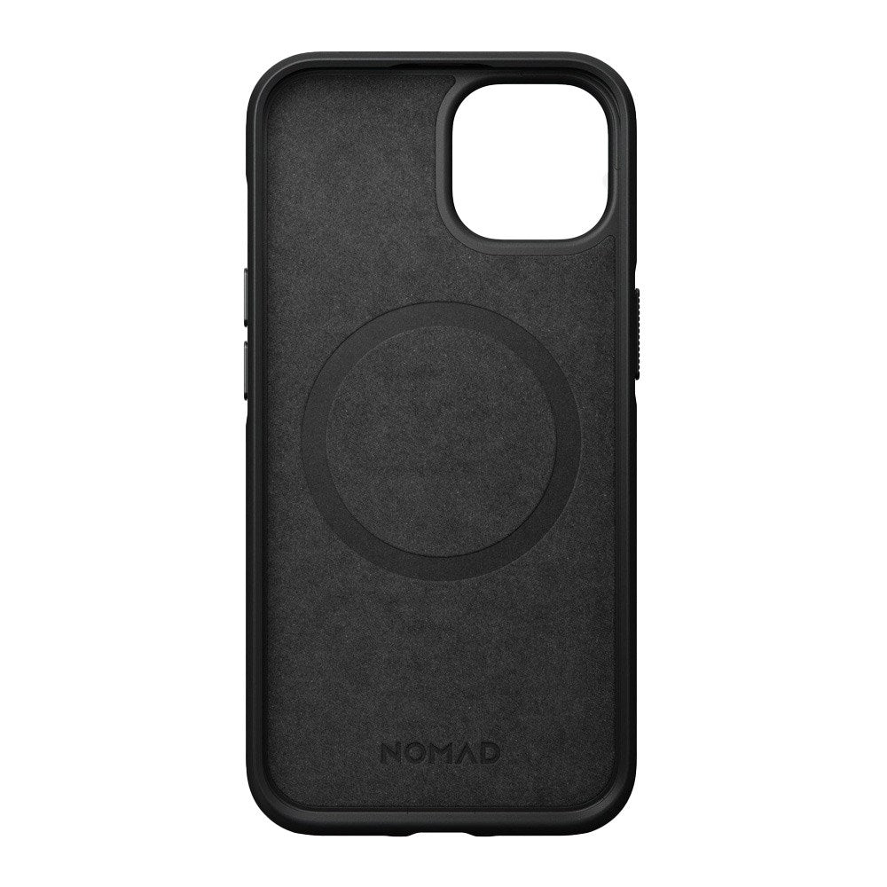 iPhone 14 Nomad Modern Leather Cover - MagSafe Kompatibel - Sort