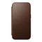 iPhone 14 Pro Nomad Modern Leather Folio Cover - MagSafe-kompatibel - Brun