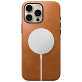 iPhone 16 Nomad Pro Max Traditional Leather Cover - MagSafe-kompatibel - Tan