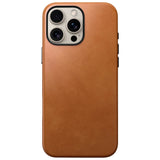 iPhone 16 Nomad Pro Max Traditional Leather Cover - MagSafe-kompatibel - Tan
