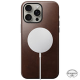 iPhone 15 Pro Max Modern Nomad Horween Skinndeksel - MagSafe-kompatibel - Brun