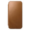iPhone 15 Pro Nomad Modern Leather Folio Cover - MagSafe-kompatibel - Tan