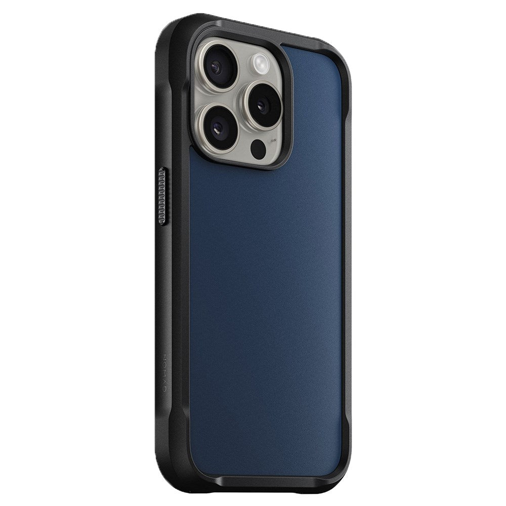 iPhone 15 Pro Nomad Rugged Cover - MagSafe Kompatibel - Blå
