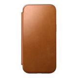 iPhone 16 Pro Max Nomad Modern Leather Folio Cover - MagSafe-kompatibel - Tan