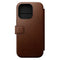 iPhone 16 Pro Nomad Modern Leather Folio Cover - MagSafe-kompatibel - Brun