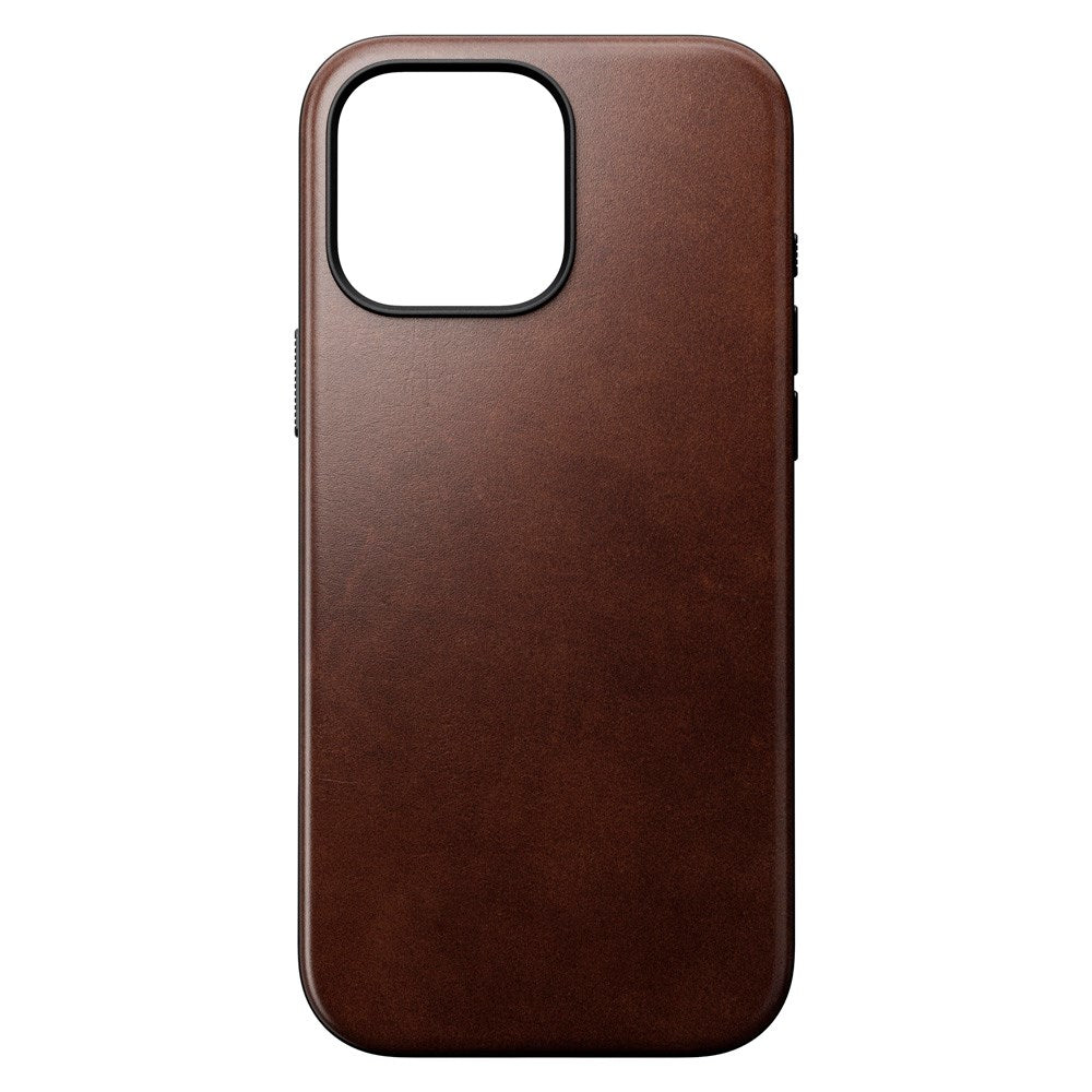 iPhone 16 Pro Max Modern Nomad Horween Skinndeksel - MagSafe-kompatibel - Brun