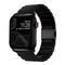 Nomad Apple Watch (42/44/SE/45/46/49 mm) Titanium-rem - svart