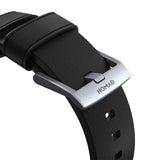 Nomad Apple Watch (42/44/SE/45/46/49 mm) Active Band Pro-rem - svart / sølv maskinvare
