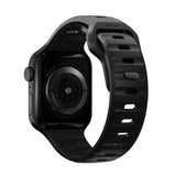 Nomad Apple Watch (42/44/SE/45/46/49 mm) sportsbåndstropp - svart