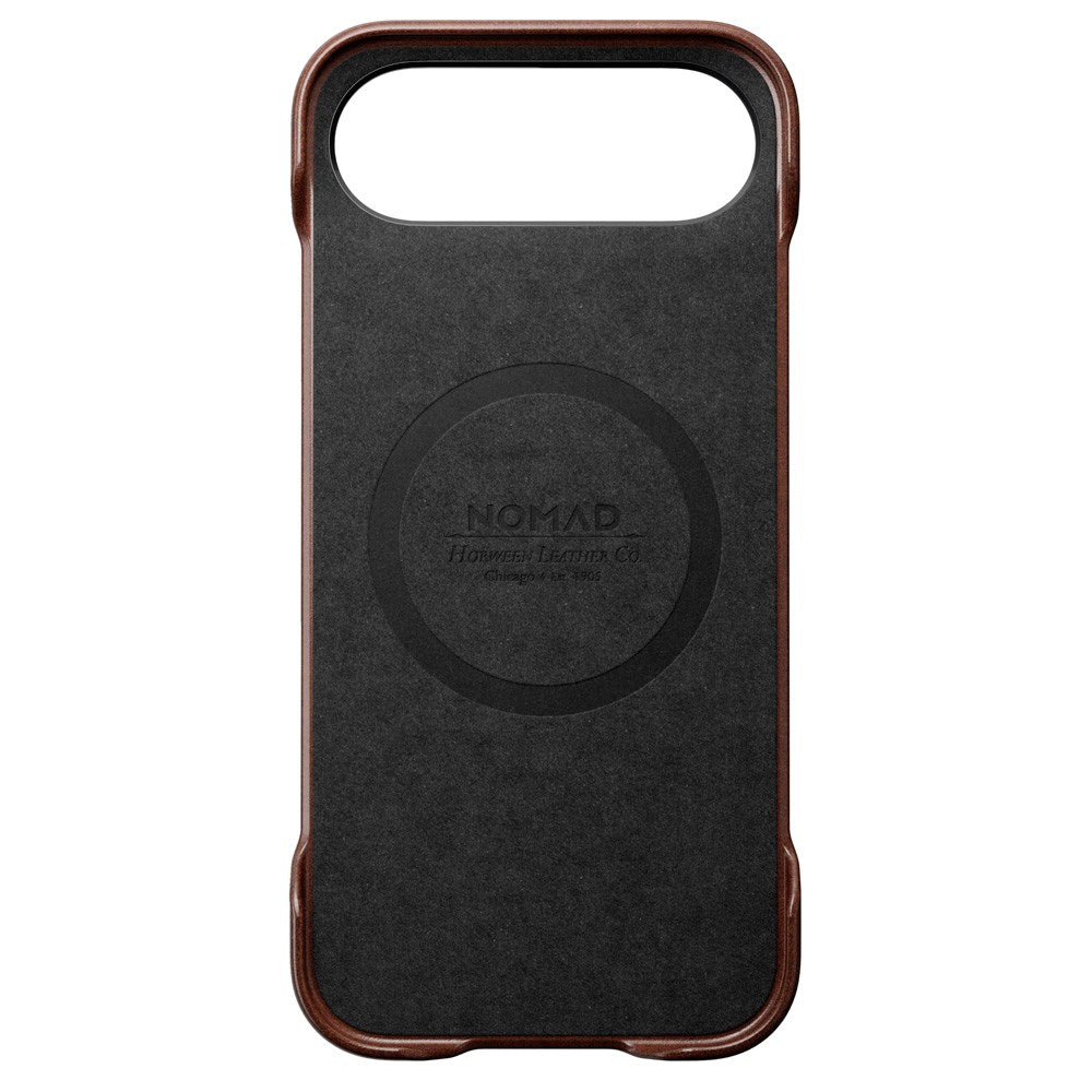 iPhone Air - Nomad Traditional Horween Leather Cover - MagSafe Kompatibel - Rustic Brown