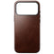 iPhone 17 Pro Max - Nomad Traditional Horween Leather Cover - MagSafe Kompatibel - Rustic Brown