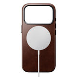 iPhone 17 Pro - Nomad Traditional Horween Leather Cover - MagSafe Kompatibel - Rustic Brown