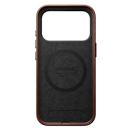 iPhone 17 Pro - Nomad Traditional Horween Leather Cover - MagSafe Kompatibel - Rustic Brown