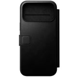 iPhone 17 Pro Max - Nomad Modern Leather Folio Cover - MagSafe Kompatibel - Black