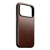 iPhone 17 Pro - Nomad Modern Horween Leather Cover - MagSafe Kompatibel - Rustic Brown