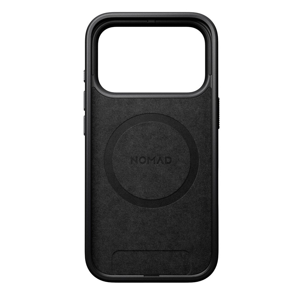 iPhone 17 Pro - Nomad Modern Leather Cover - MagSafe Kompatibel - Black