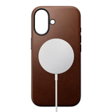 iPhone 17 - Nomad Modern Leather Cover - MagSafe Kompatibel - Brown
