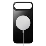 iPhone Air - Nomad Magnetic Horween Leather Back Cover - MagSafe Kompatibel - Black