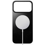 iPhone 17 Pro Max - Nomad Magnetic Horween Leather Back Cover - MagSafe Kompatibel - Black