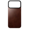iPhone 17 Pro Max - Nomad Magnetic Horween Leather Back Cover - MagSafe Kompatibel - Rustic Brown