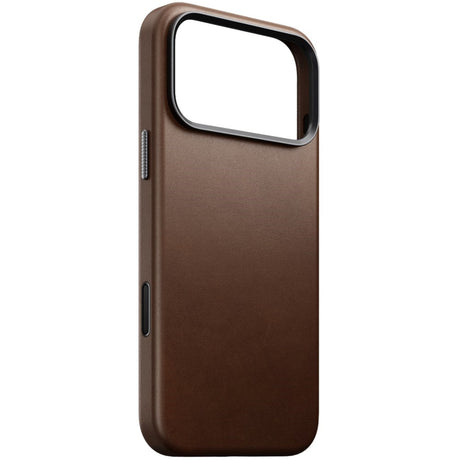 iPhone 18 Pro / 17 Pro Nomad Traditional Leather Bagside Cover - MagSafe Kompatibel - Brown