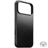 iPhone 18 Pro Max Nomad Traditional Horween Leather Bagside Cover - MagSafe Kompatibel - Black