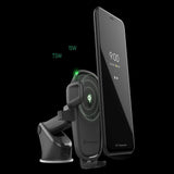 iOttie Qi Mobilholder m. Trådløs Opladning - Instrumentbræt / Forrude - Sort