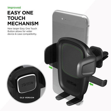 iOttie Easy-One-Touch 5 Mobil Holder - Ventilationsanlæg - Sort