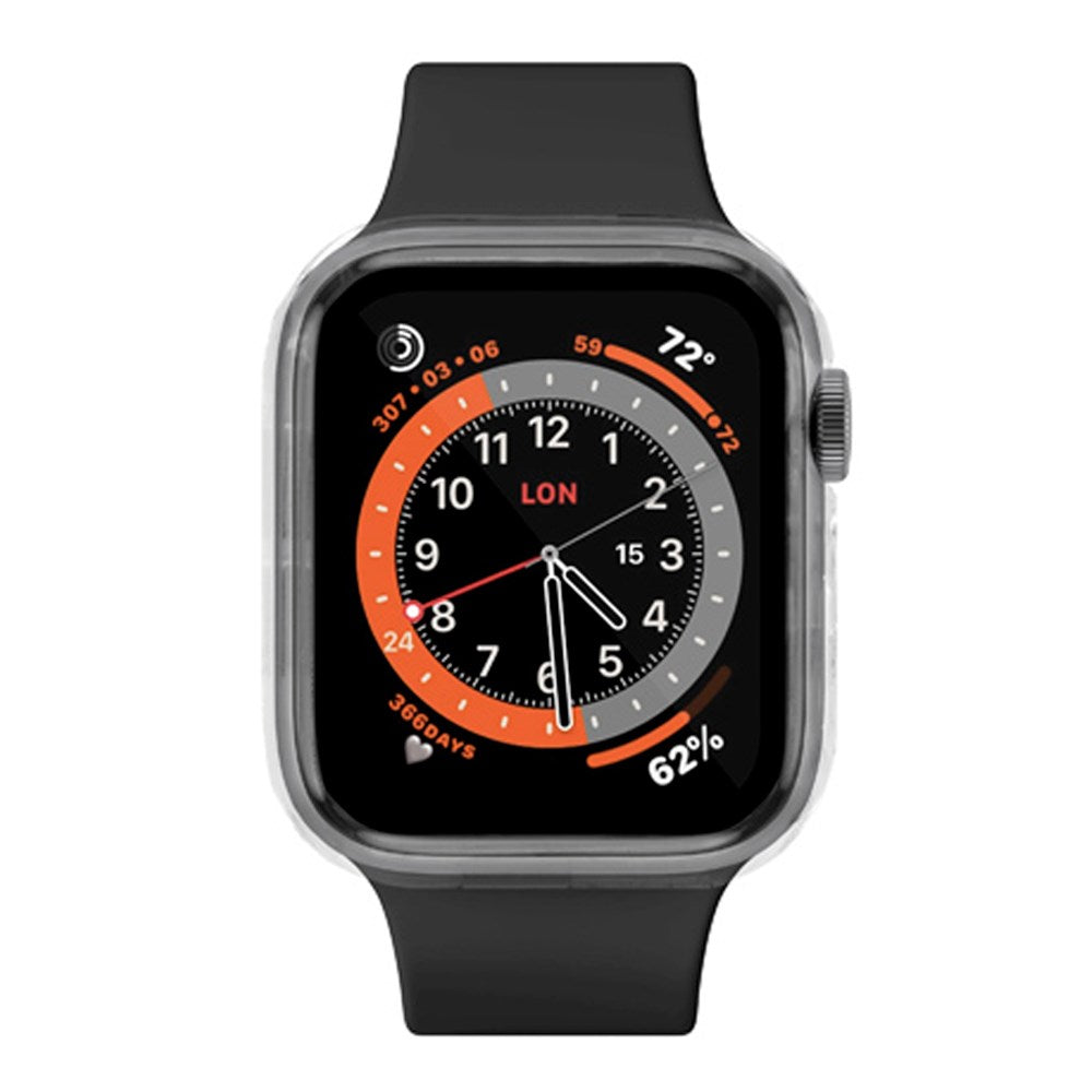 Fast Apple Watch SE / 6 / 5 / 4 (40 mm) Pure Cover m. Skjermbeskytter - Gjennomsiktig