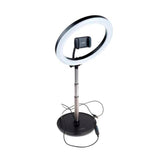 Fixed - LED Ring Light Tripod Mobilholder - Sort