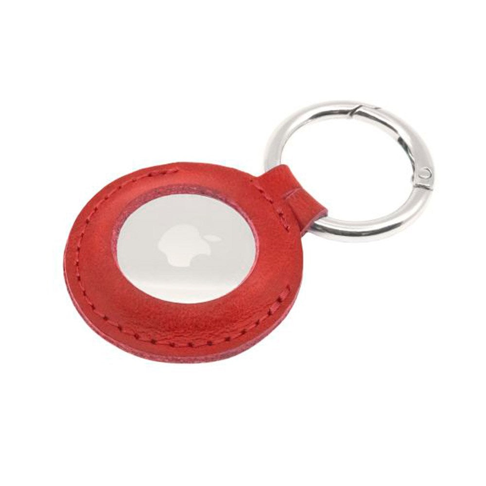 Fast Airtag-skinndeksel m. Karabinhage - Rød