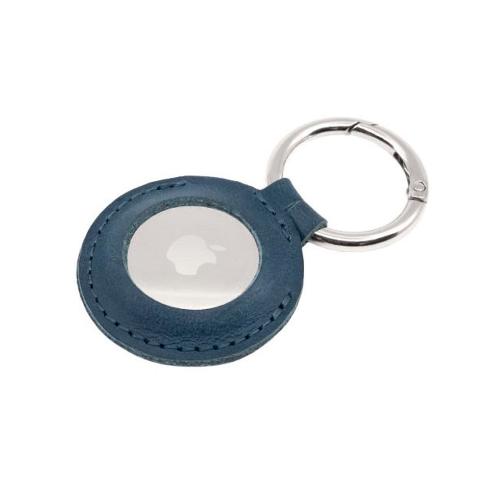 Fast Airtag-skinndeksel m. Karabinhage - Blå