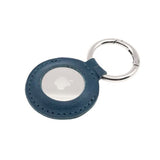 Fast Airtag-skinndeksel m. Karabinhage - Blå