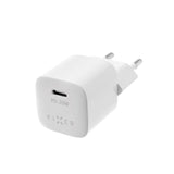 Fixed - Mini Vægoplader m. 1x USB-C / 1x USB-C Kabel - 20W - 1m - Hvid
