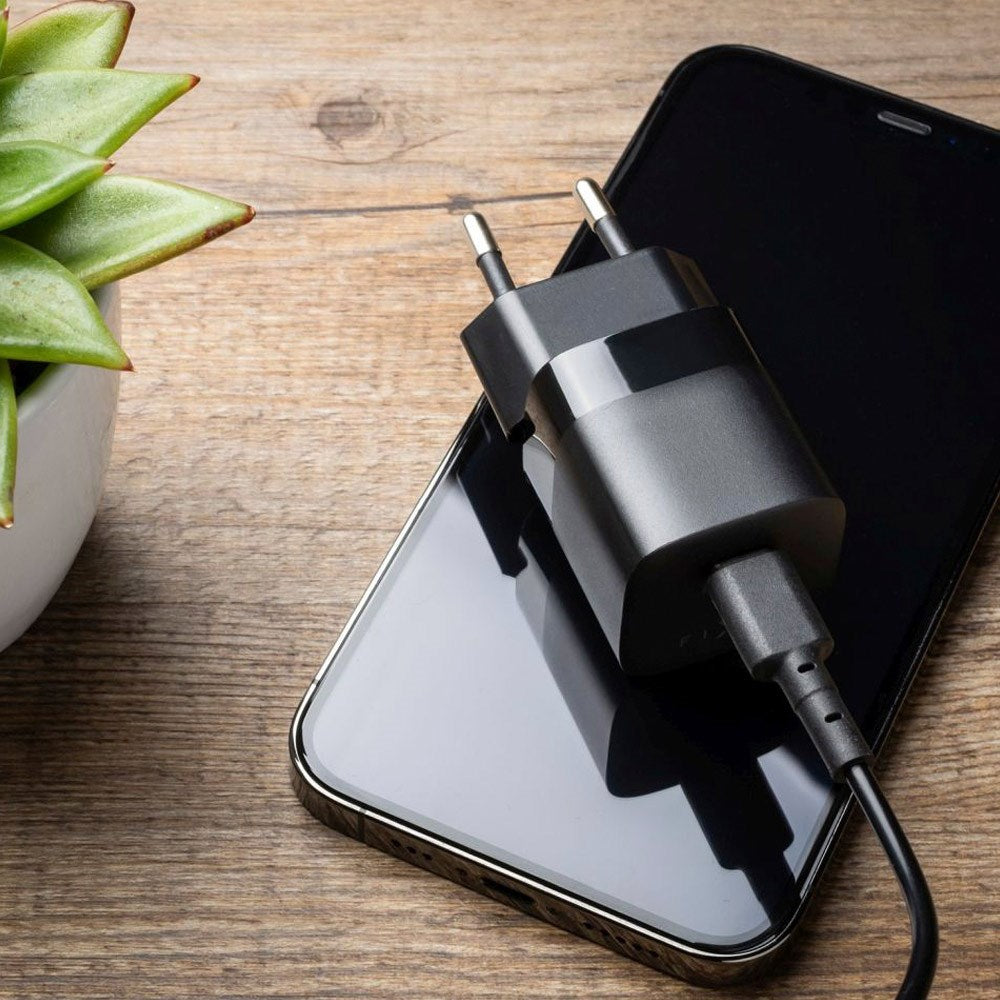 Fast 25W PD USB-C Fast Wall Lader - Svart