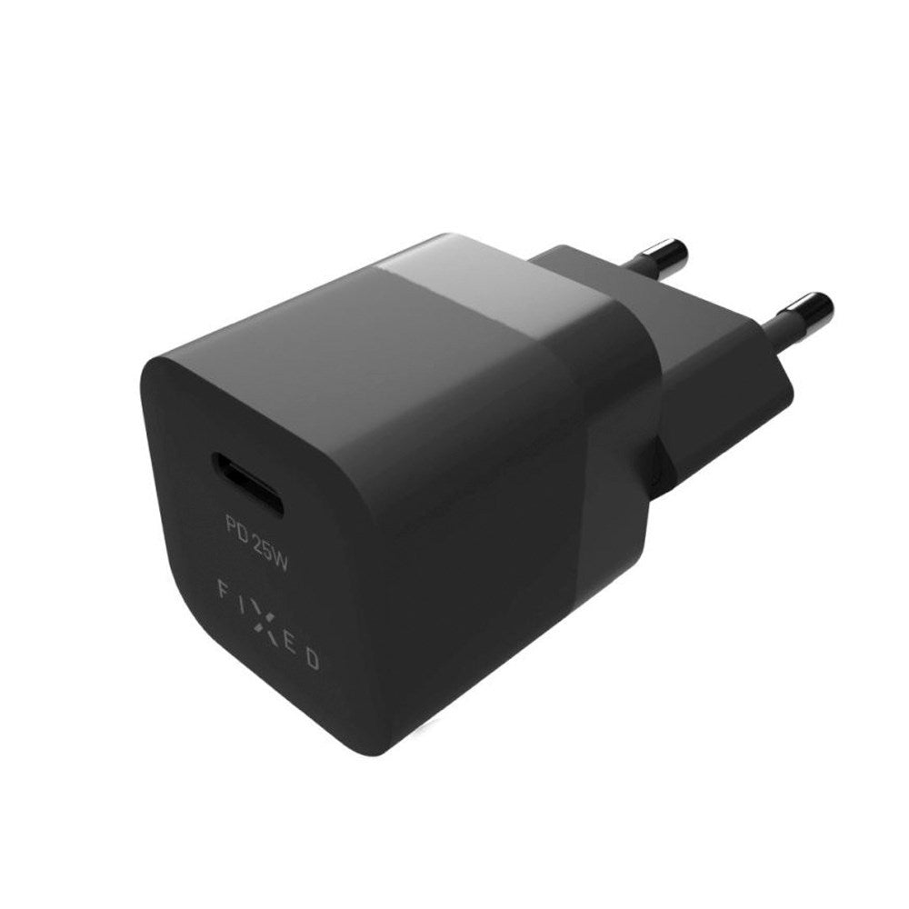 Fast 25W PD USB-C Fast Wall Lader - Svart