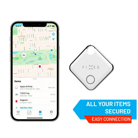 Fast Tag - Bluetooth GPS Tracker - Apple Find My - Hvit