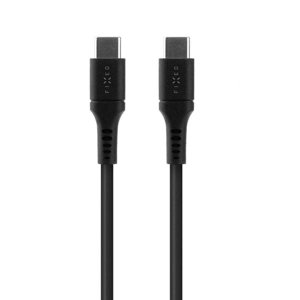 Fast flytende 60W USB-C til USB-C-kabel - 2m - Svart