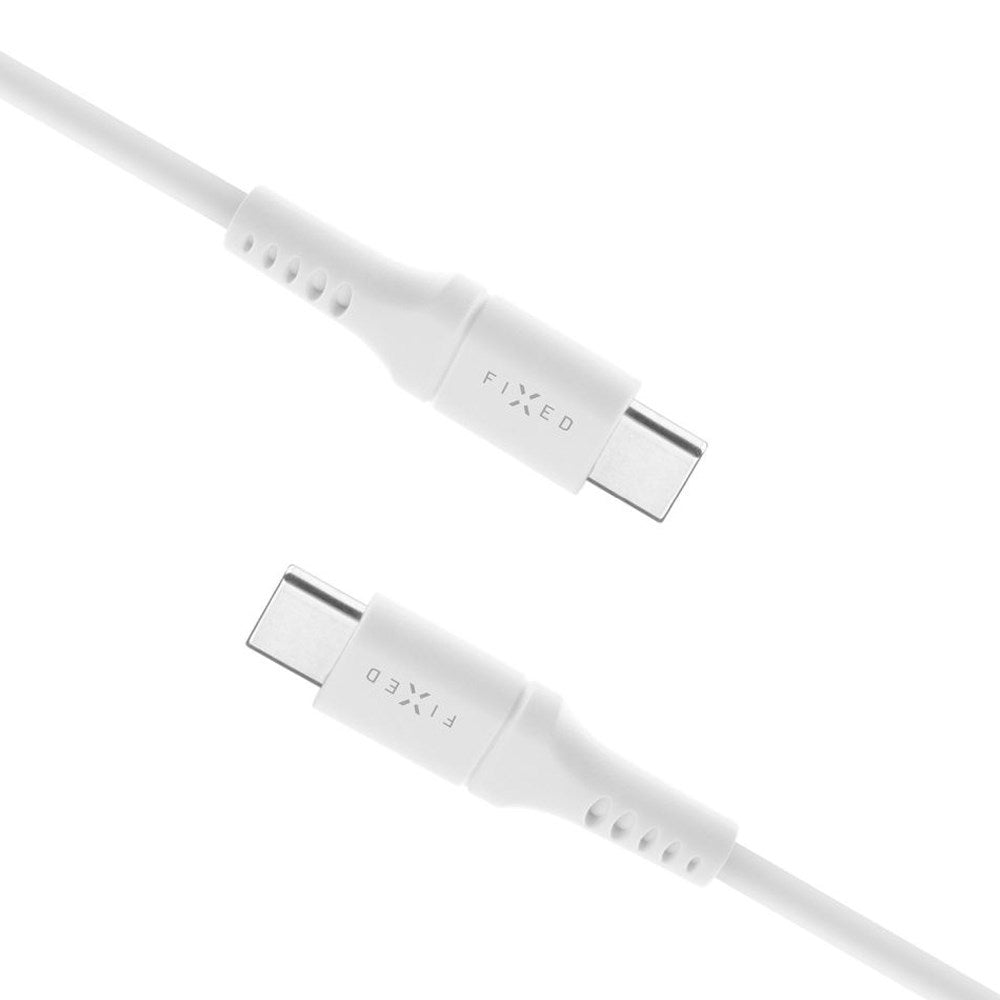 Fast flytende 60W USB-C til USB-C-kabel - 2m - Hvit