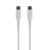 Fast flytende 60W USB-C til USB-C-kabel - 2m - Hvit