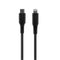 Fast flytende USB-C til Lightning-kabel 60W - 2m - Sort