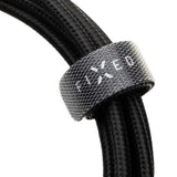 Fast metall 100W USB-C til USB-C PD-kabel 2m - Svart