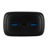 Fast 2 x USB-A 1 x USB-C 20W Power Bank 30 000 mAh - Svart