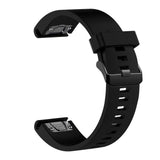 Fast Universal Garmin 20mm silikonstropp m. QuickFit - Svart