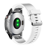 Fast Universal Garmin 20mm silikonstropp m. QuickFit - Hvit