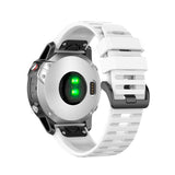 Fast Universal Garmin 22mm silikonstropp m. QuickFit - Hvit