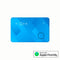 Fixed Tag Card – Bluetooth GPS Tracker – Apple Find My - Blå