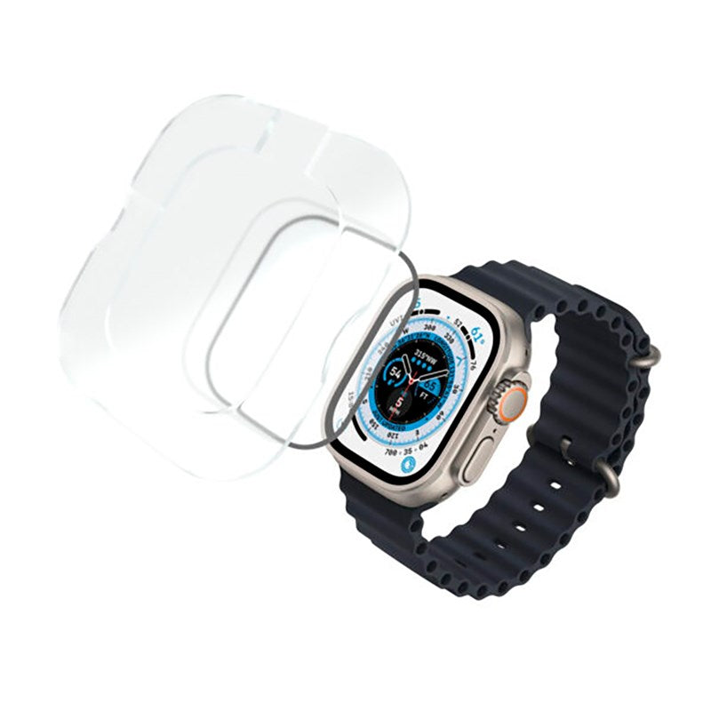 Fixed Apple Watch Ultra 3/2/1 (49mm) Armor Hærdet Glas Skærmbeskyttelse - Sort Kant